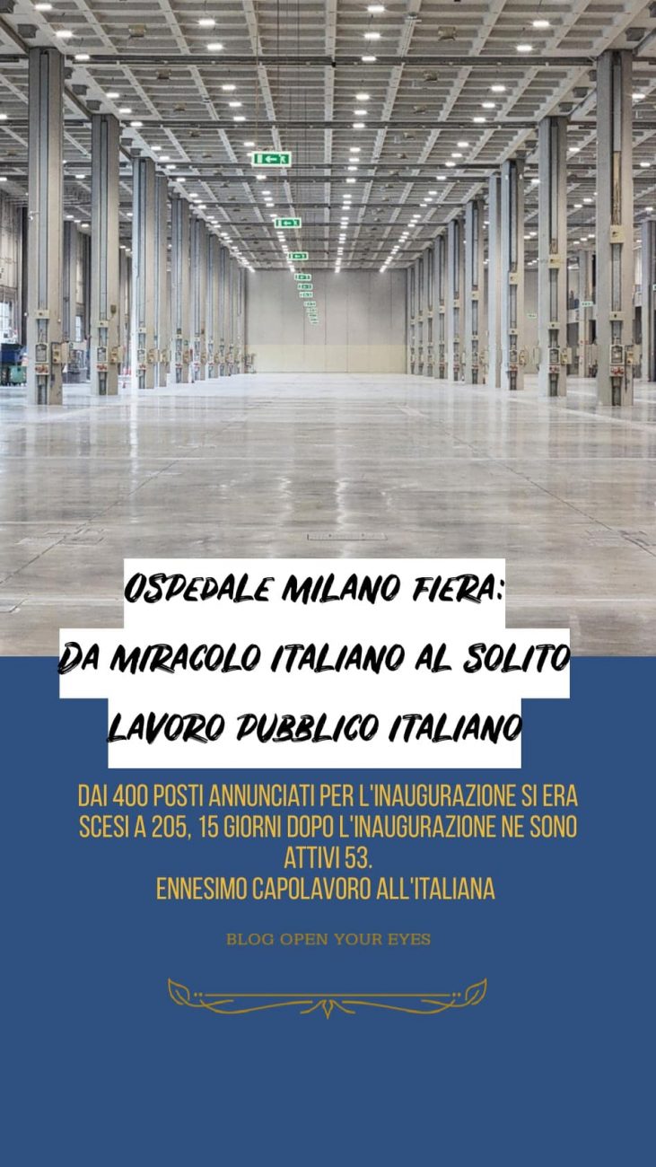 Ospedale Milano Fiera-Open your eyes